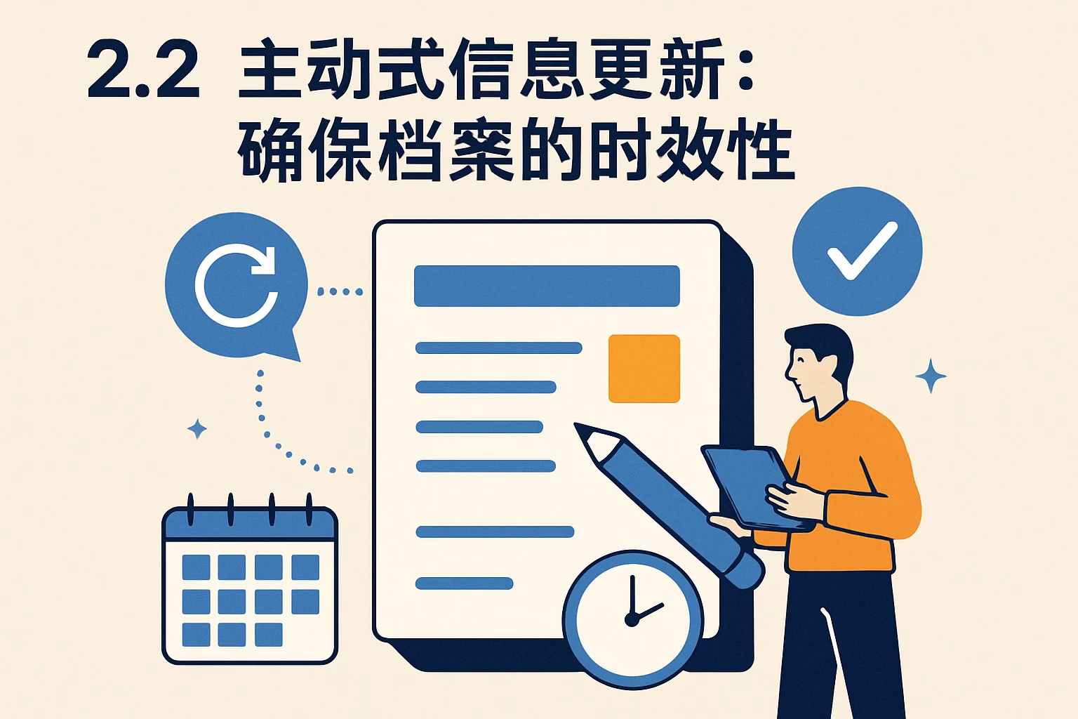 2.2 主动式信息更新：确保档案的时效性