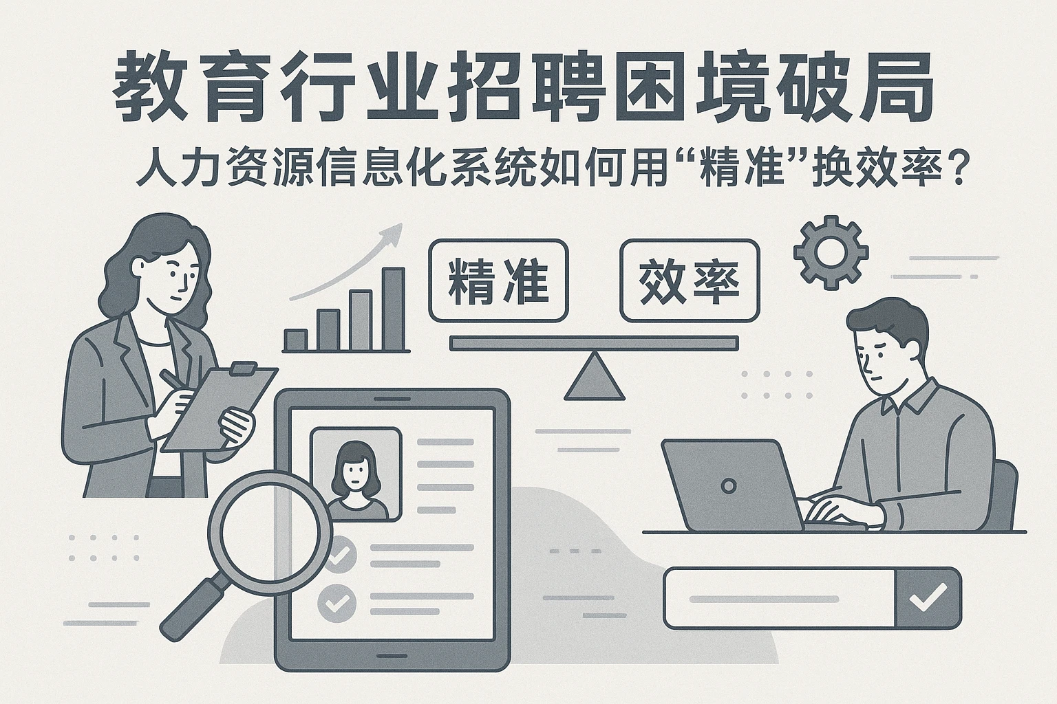 教育行业招聘困境破局：人力资源信息化系统如何用“精准”换“效率”？