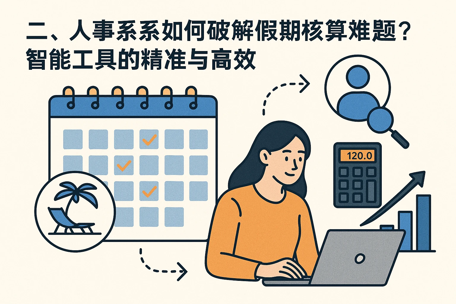 二、人事系统如何破解假期核算难题？智能工具的精准与高效