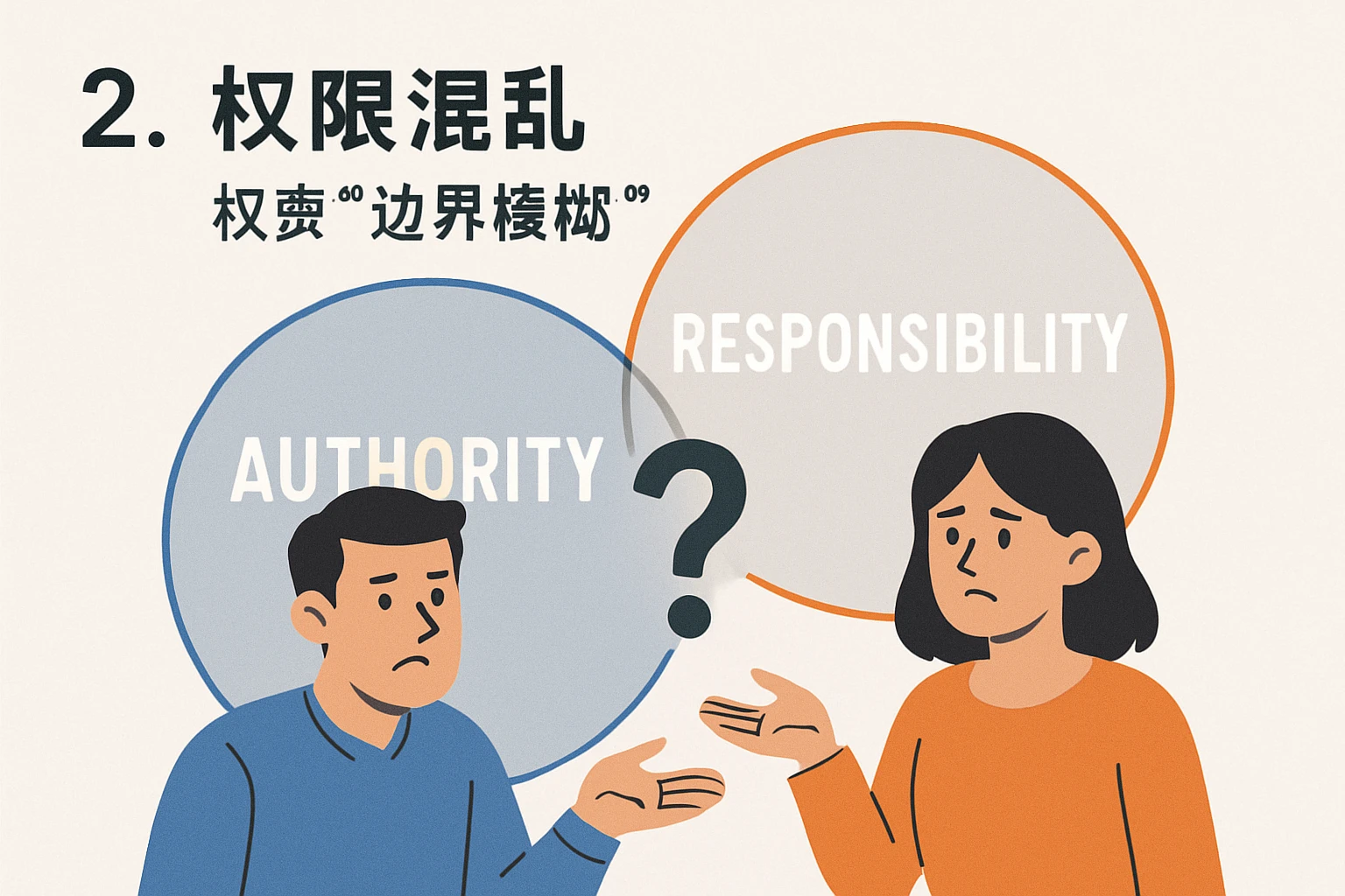 2. 权限混乱：权责“边界模糊”