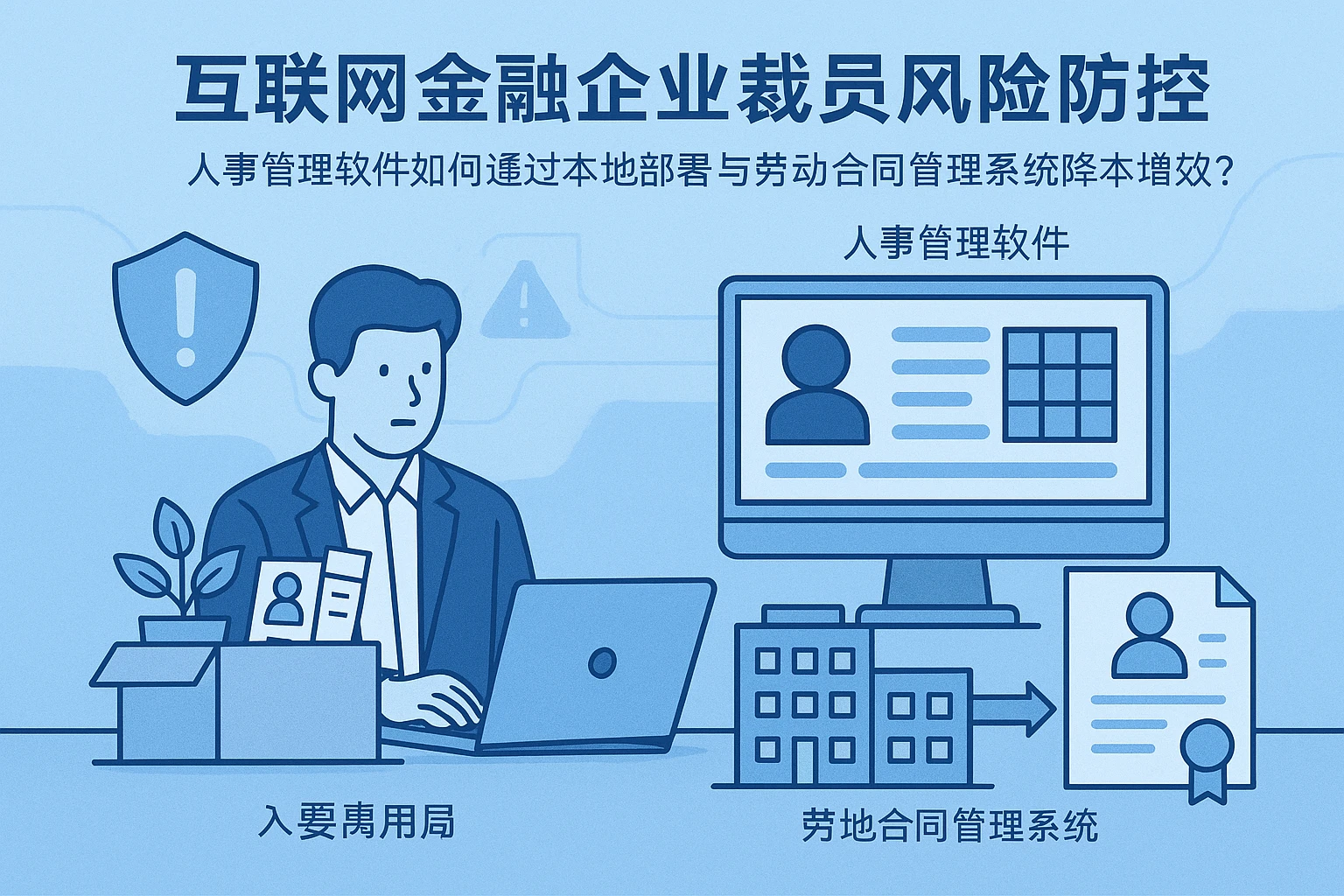 互联网金融企业裁员风险防控：人事管理软件如何通过本地部署与劳动合同管理系统降本增效？