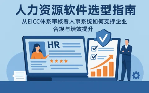 人力资源软件选型指南：从EICC体系审核看人事系统如何支撑企业合规与绩效提升