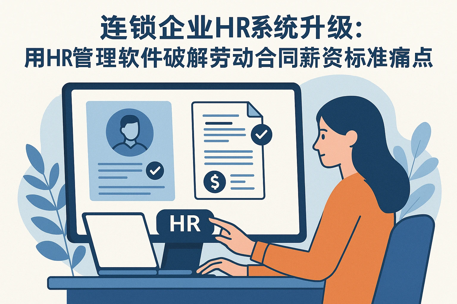 连锁企业HR系统升级：用HR管理软件破解劳动合同薪资标准痛点