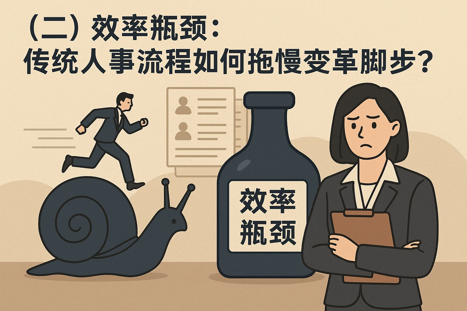 （二）效率瓶颈：传统人事流程如何拖慢变革脚步？