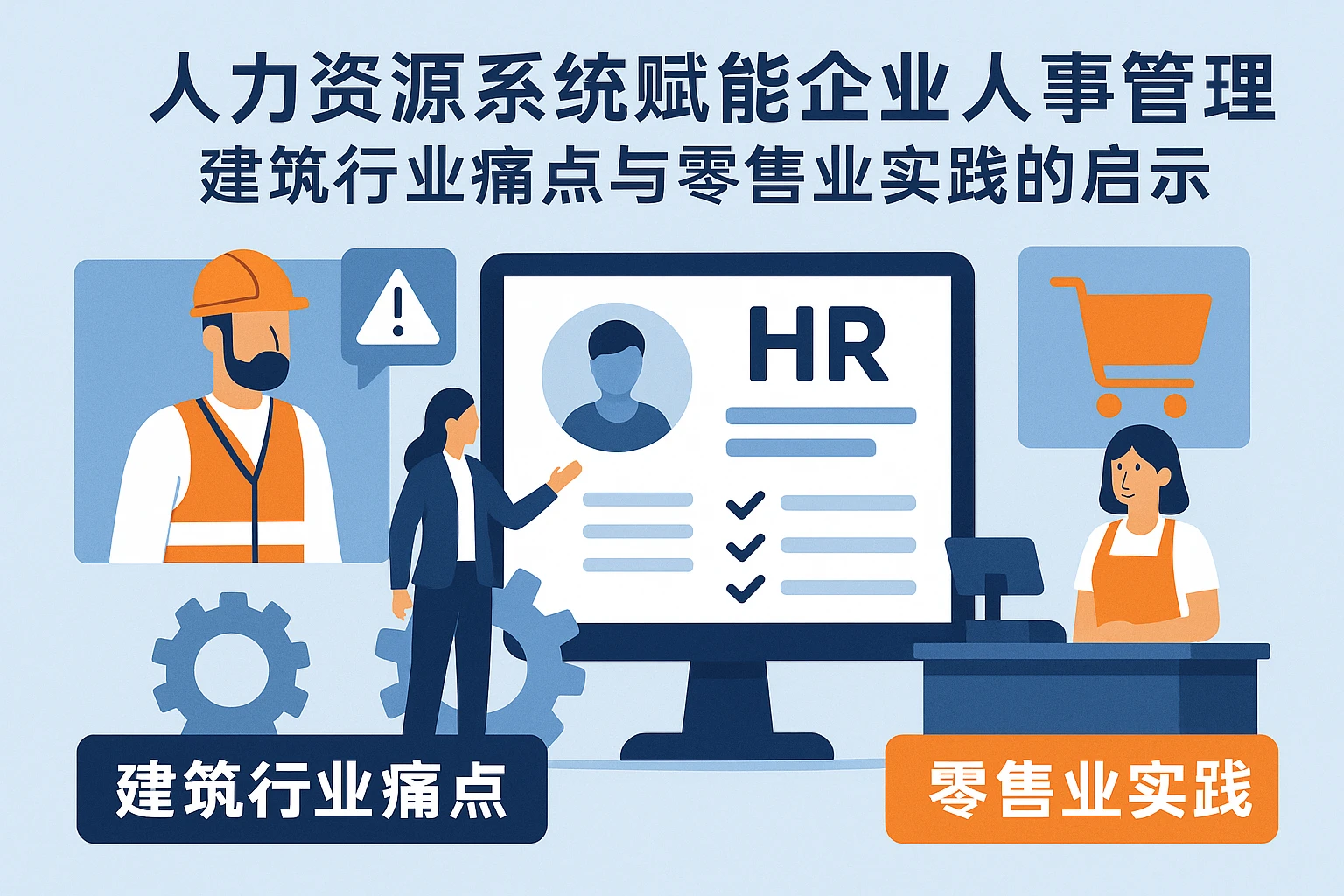 人力资源系统赋能企业人事管理：建筑行业痛点与零售业实践的启示