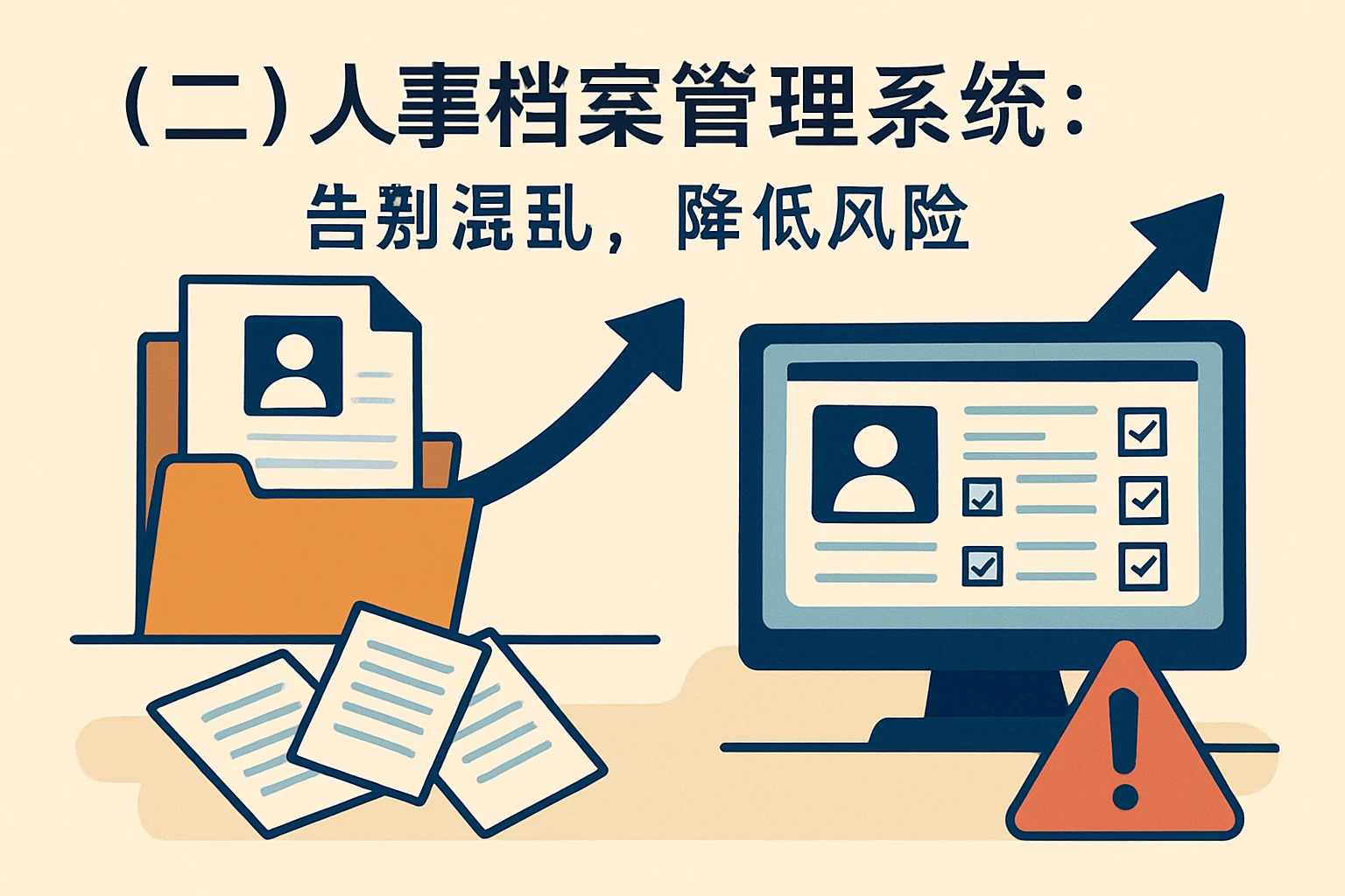 （二）人事档案管理系统：告别混乱，降低风险
