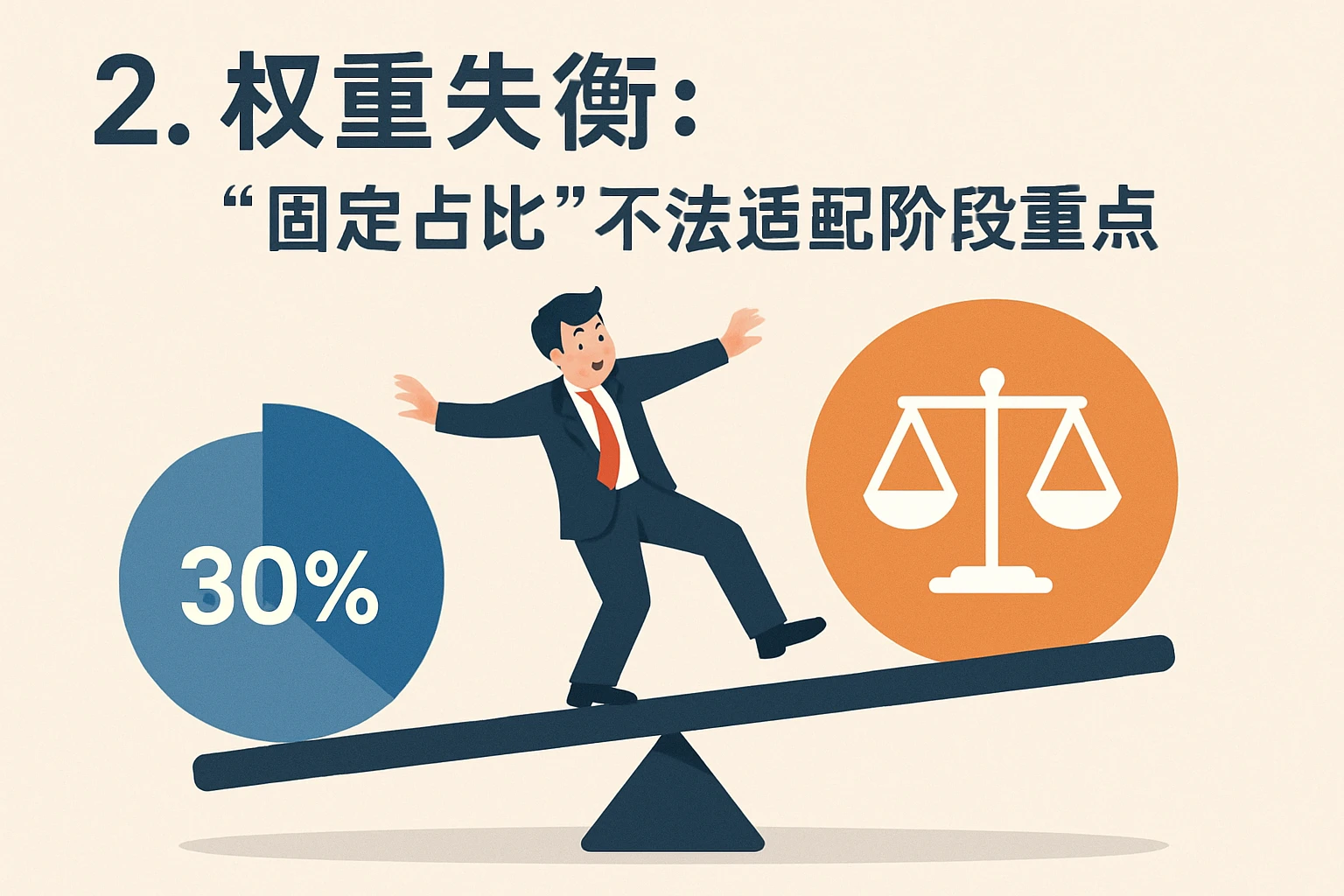 2. 权重失衡：“固定占比”无法适配阶段重点