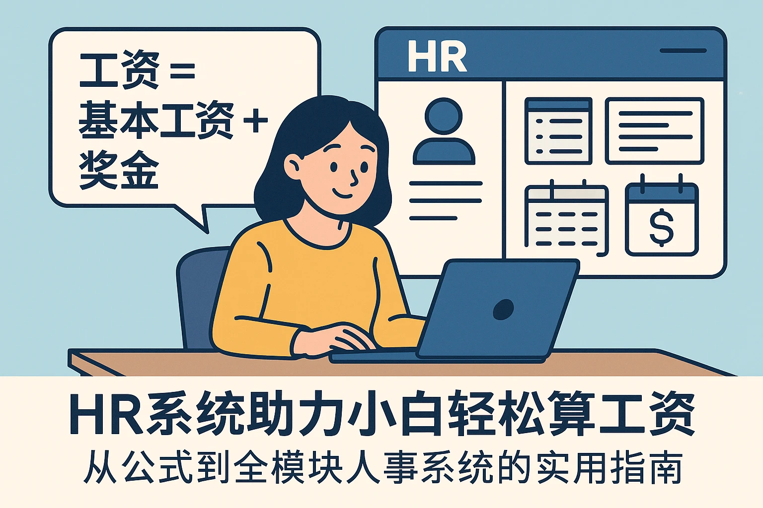 HR系统助力小白轻松算工资：从公式到全模块人事系统的实用指南