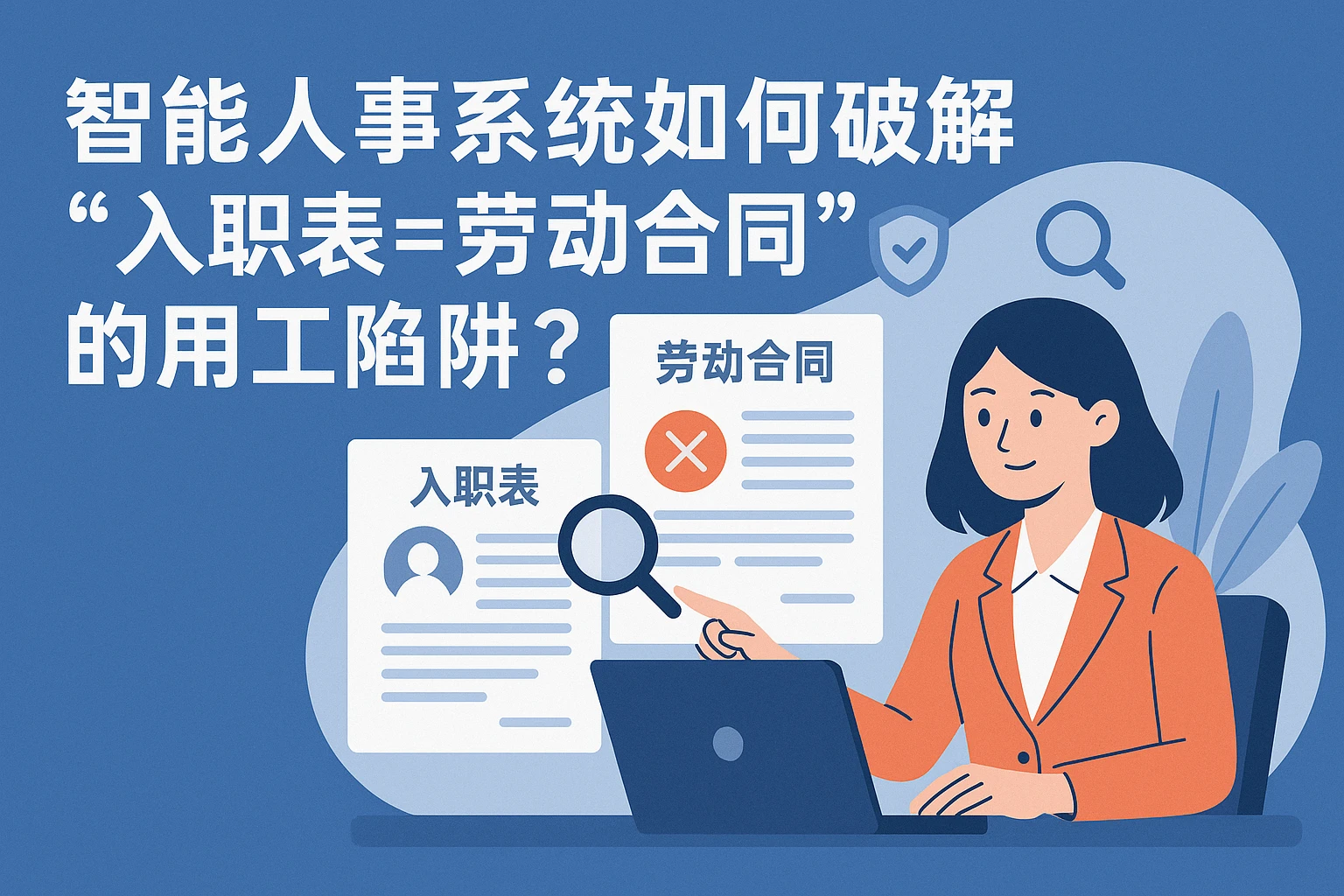 智能人事系统如何破解“入职表=劳动合同”的用工陷阱？