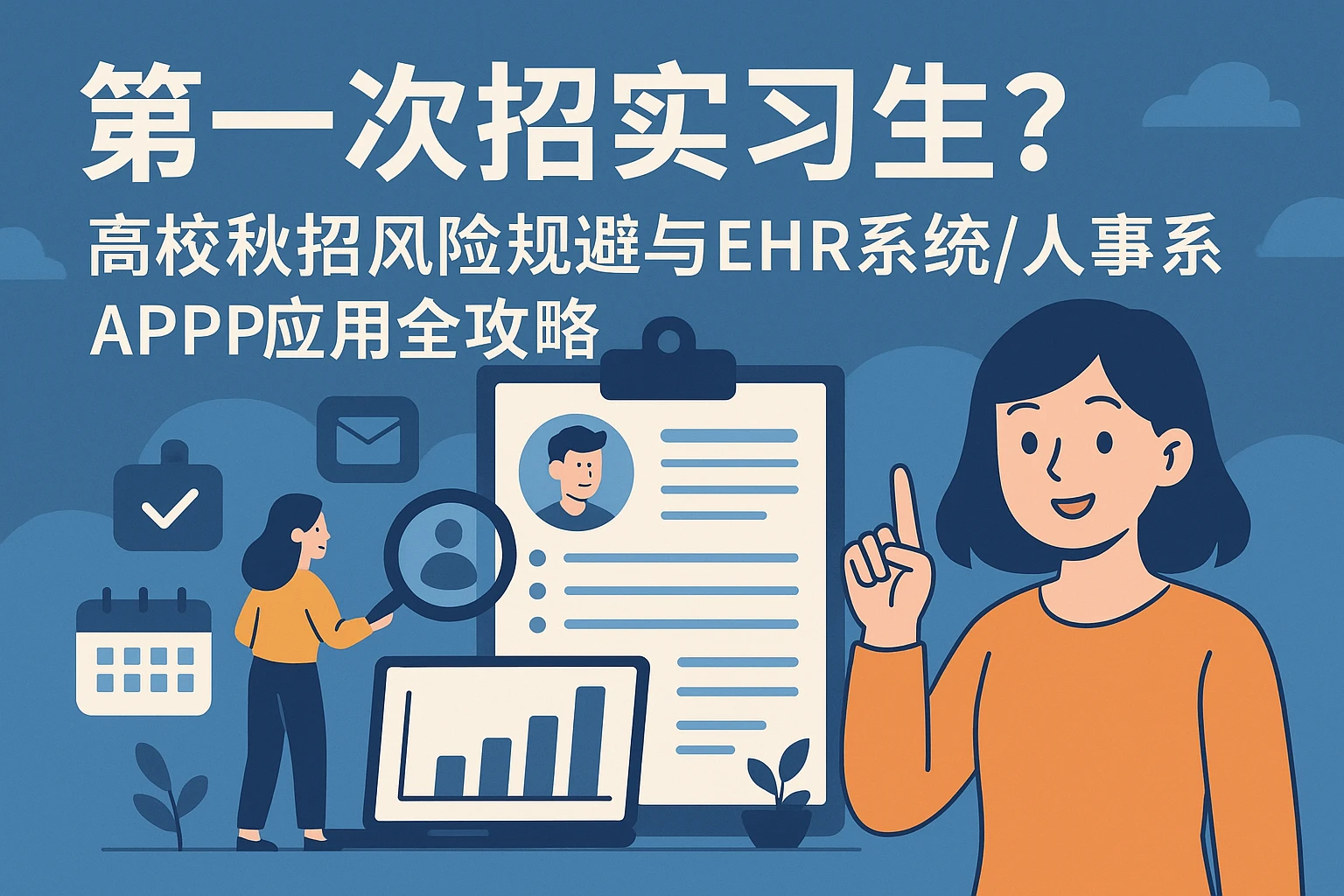 第一次招实习生？高校秋招风险规避与EHR系统/人事系统APP应用全攻略
