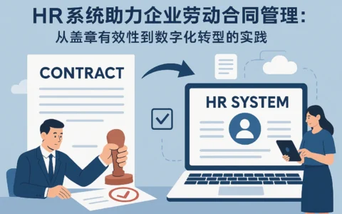 HR系统助力企业劳动合同管理：从盖章有效性到数字化转型的实践