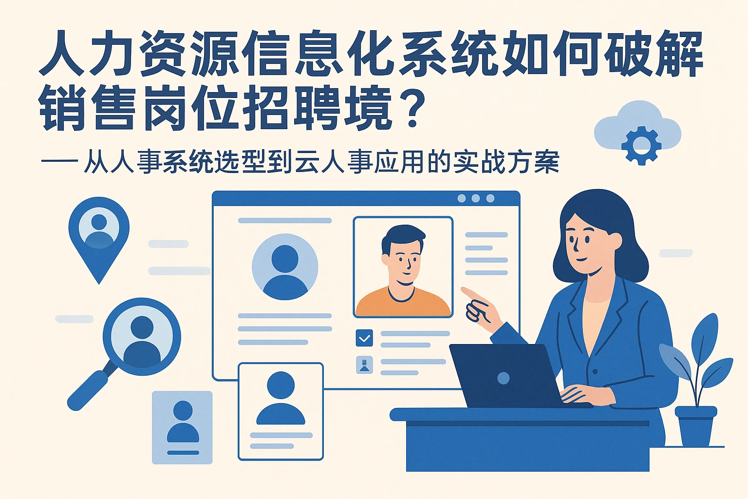 人力资源信息化系统如何破解销售岗位招聘困境？——从人事系统选型到云人事应用的实战方案