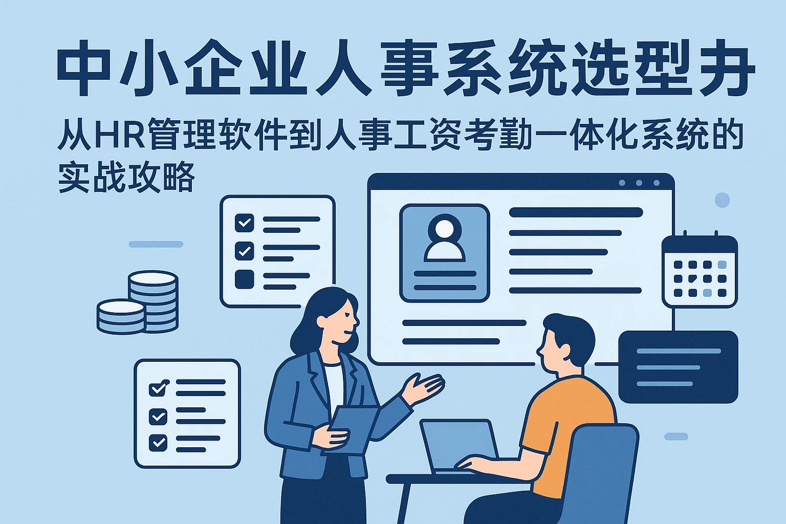 中小企业人事系统选型指南：从HR管理软件到人事工资考勤一体化系统的实战攻略