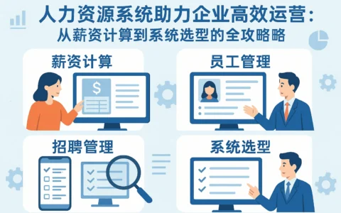 人力资源系统助力企业高效运营:从薪资计算到系统选型的全攻略