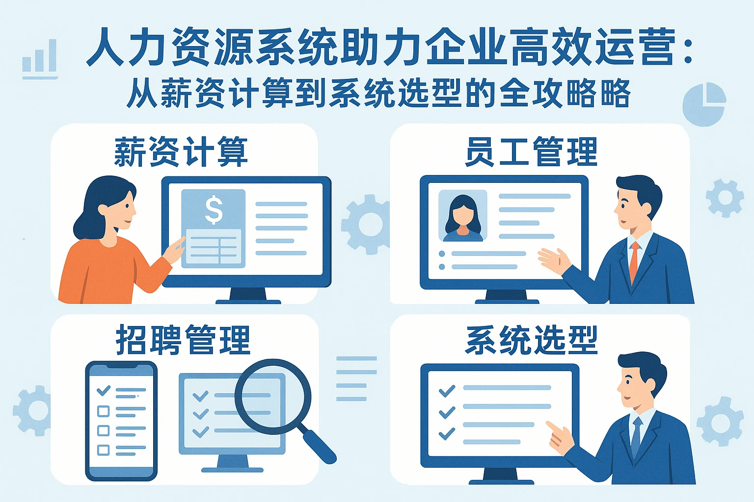 人力资源系统助力企业高效运营：从薪资计算到系统选型的全攻略