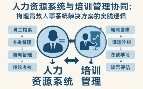 人力资源系统与培训管理协同：构建高效人事系统解决方案的实践逻辑
