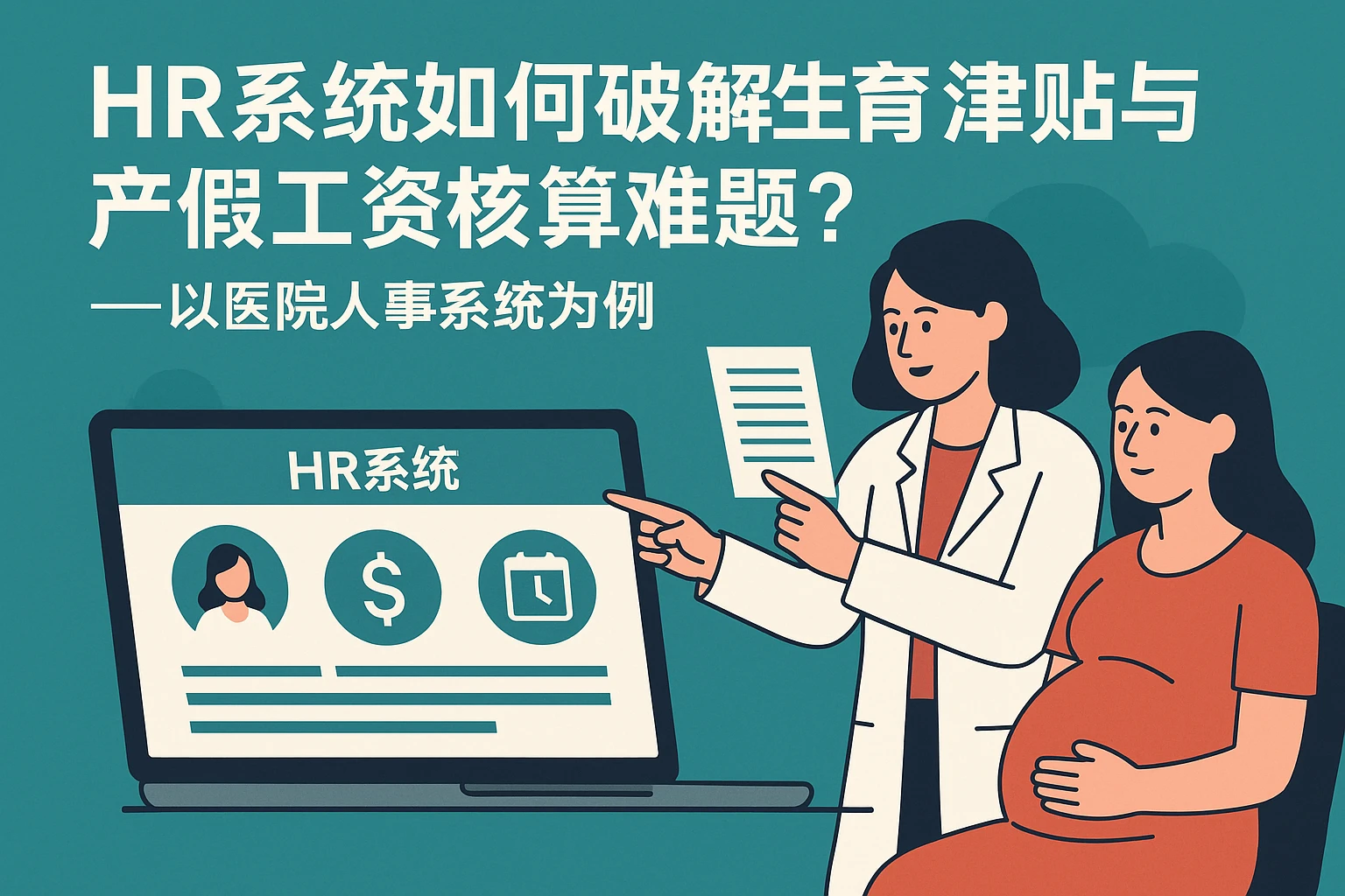 HR系统如何破解生育津贴与产假工资核算难题？——以医院人事系统为例