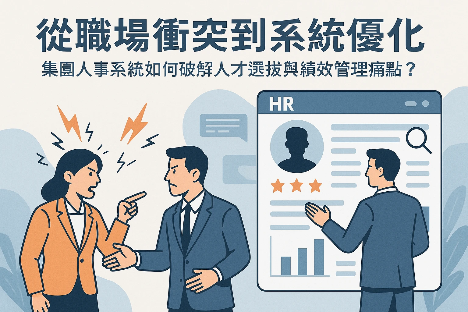从职场冲突到系统优化：集团人事系统如何破解人才选拔与绩效管理痛点？