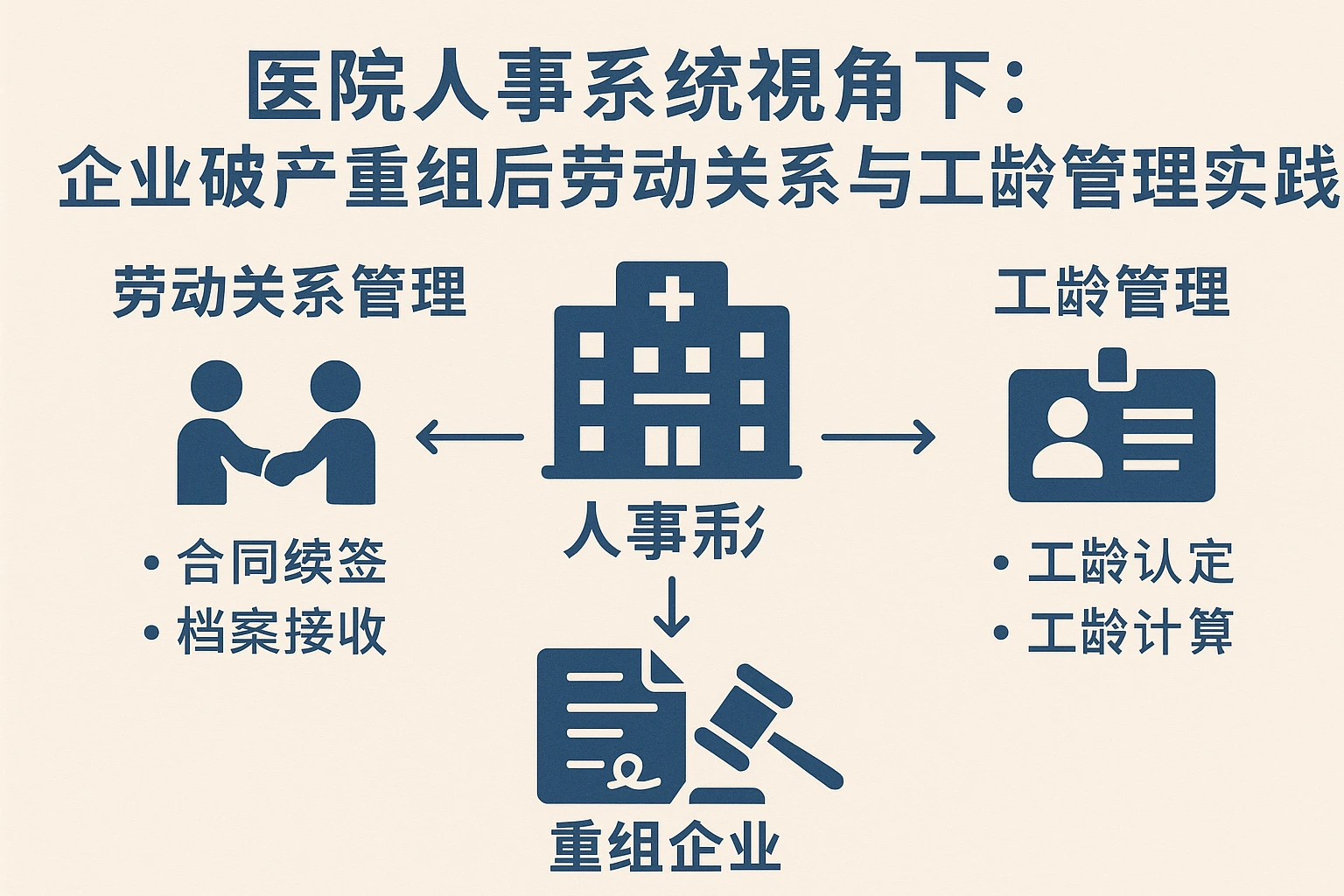 医院人事系统视角下：企业破产重组后劳动关系与工龄管理实践