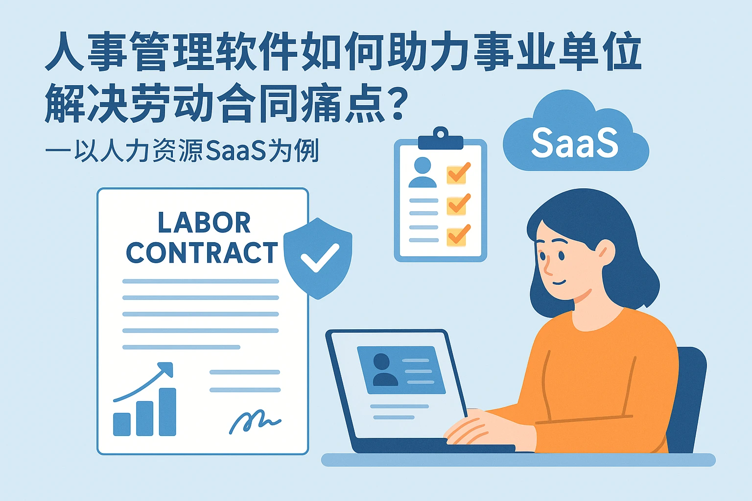 人事管理软件如何助力事业单位解决劳动合同痛点？——以人力资源SaaS为例