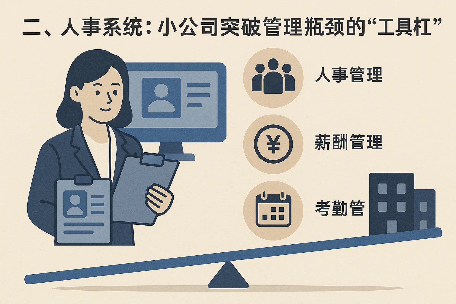 二、人事系统：小公司突破管理瓶颈的“工具杠杆”