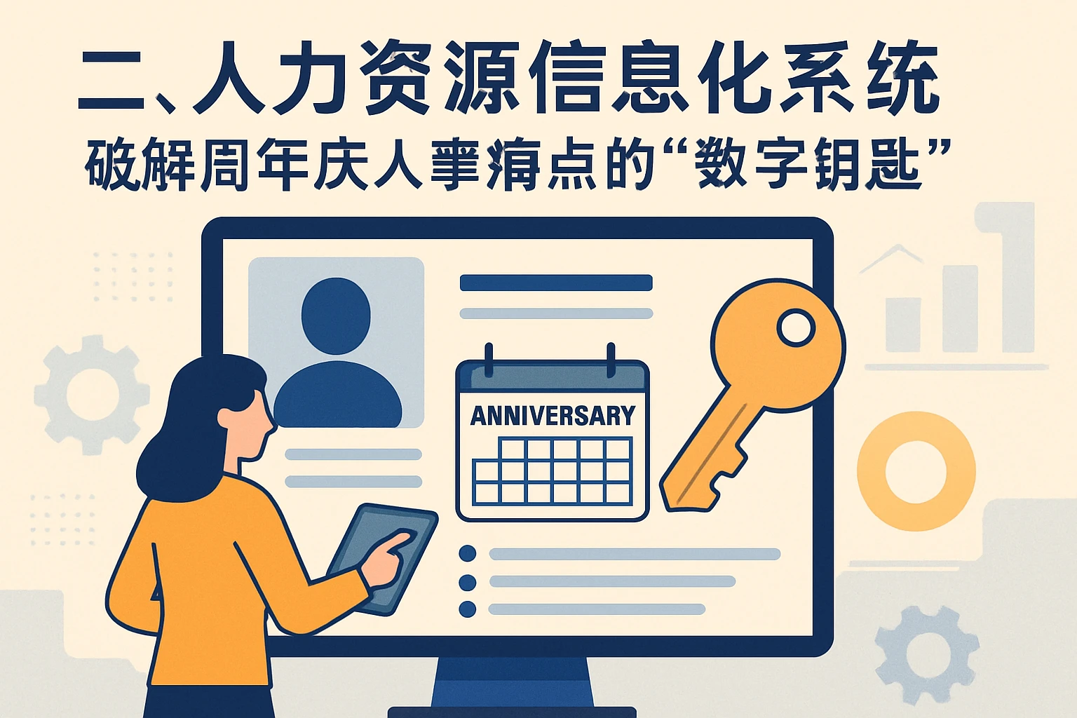 二、人力资源信息化系统：破解周年庆人事痛点的