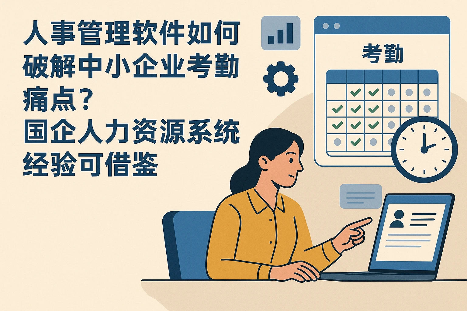 人事管理软件如何破解中小企业考勤痛点？国企人力资源系统经验可借鉴
