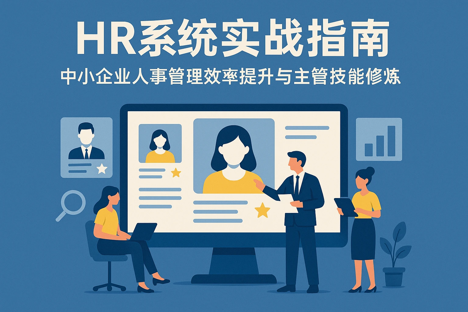 HR系统实战指南：中小企业人事管理效率提升与主管技能修炼