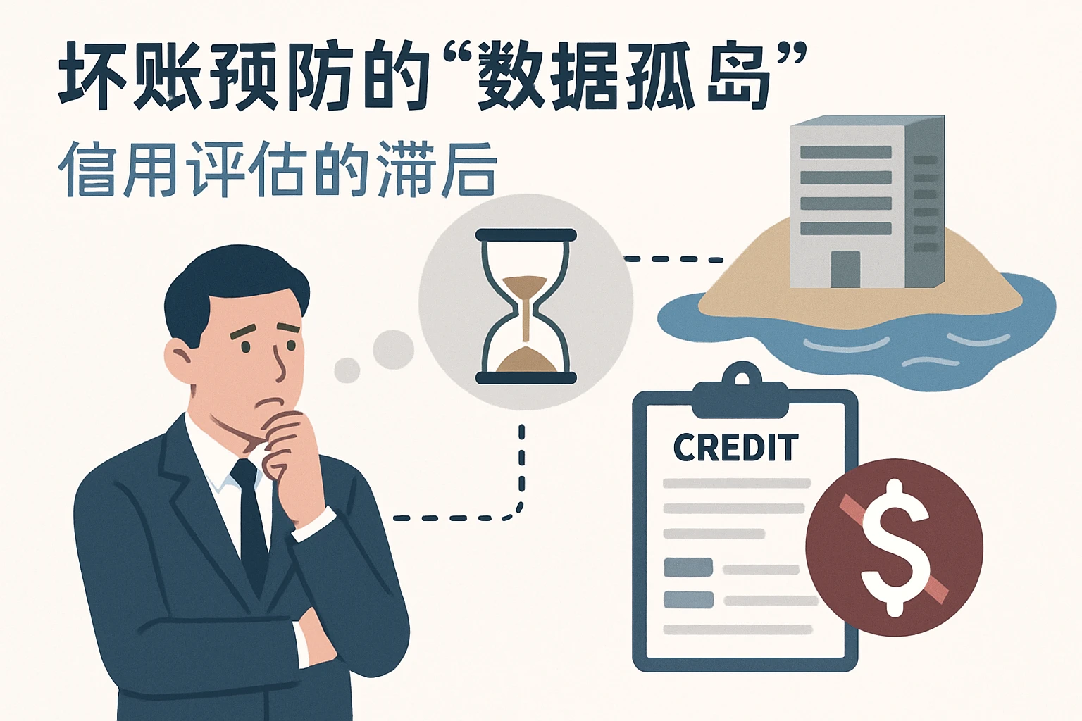 2. 坏账预防的“数据孤岛”：信用评估的滞后