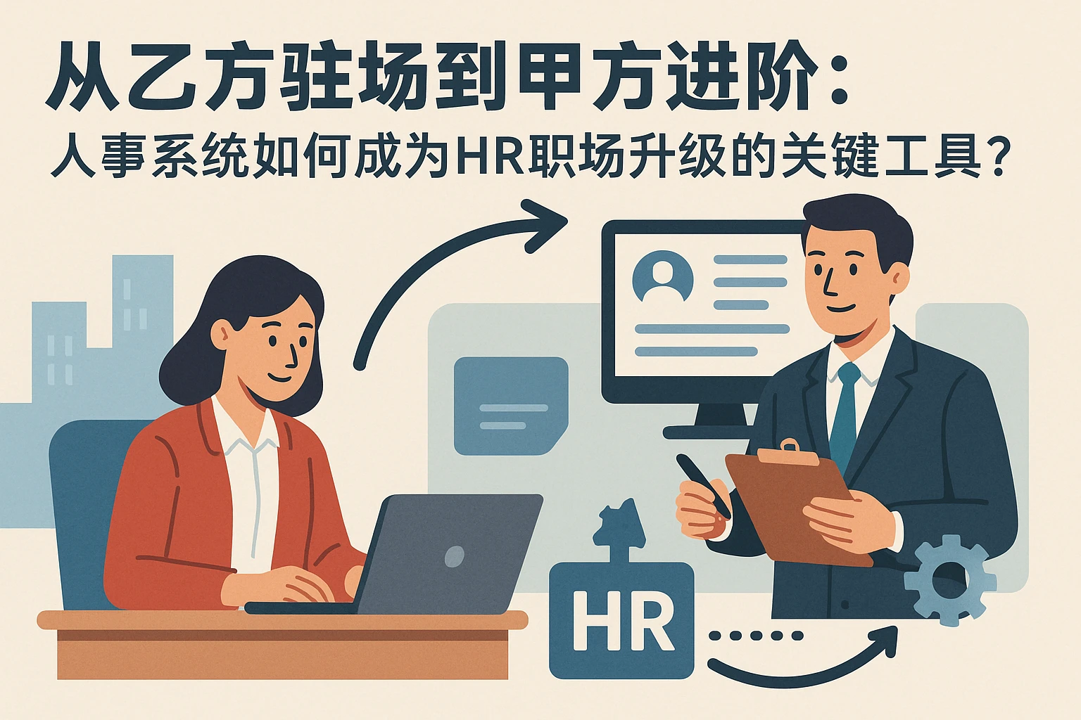 从乙方驻场到甲方进阶：人事系统如何成为HR职场升级的关键工具？