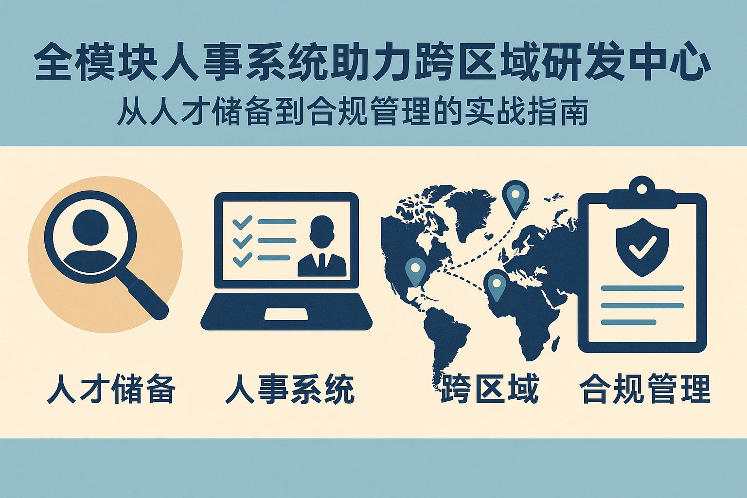 全模块人事系统助力跨区域研发中心搭建：从人才储备到合规管理的实战指南