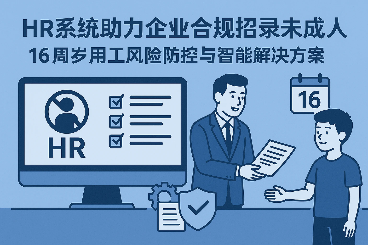 HR系统助力企业合规招录未成年人：16周岁用工风险防控与智能解决方案