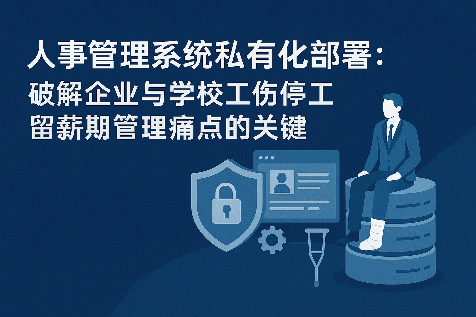 人事管理系统私有化部署：破解企业与学校工伤停工留薪期管理痛点的关键