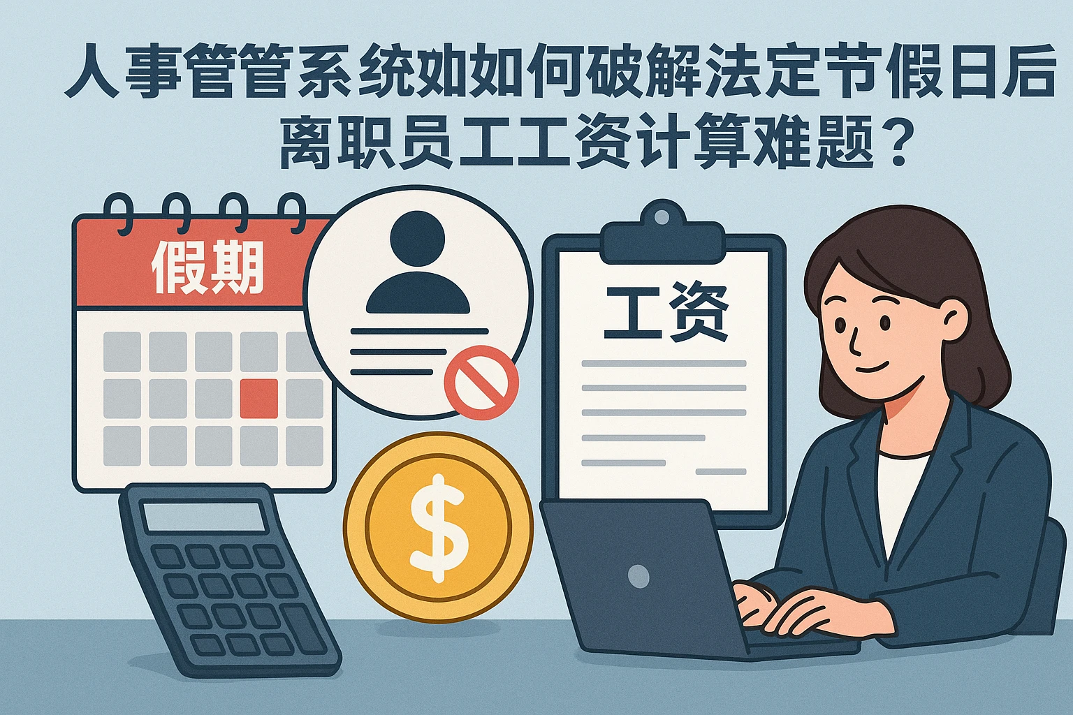 人事管理系统如何破解法定节假日后离职员工工资计算难题？