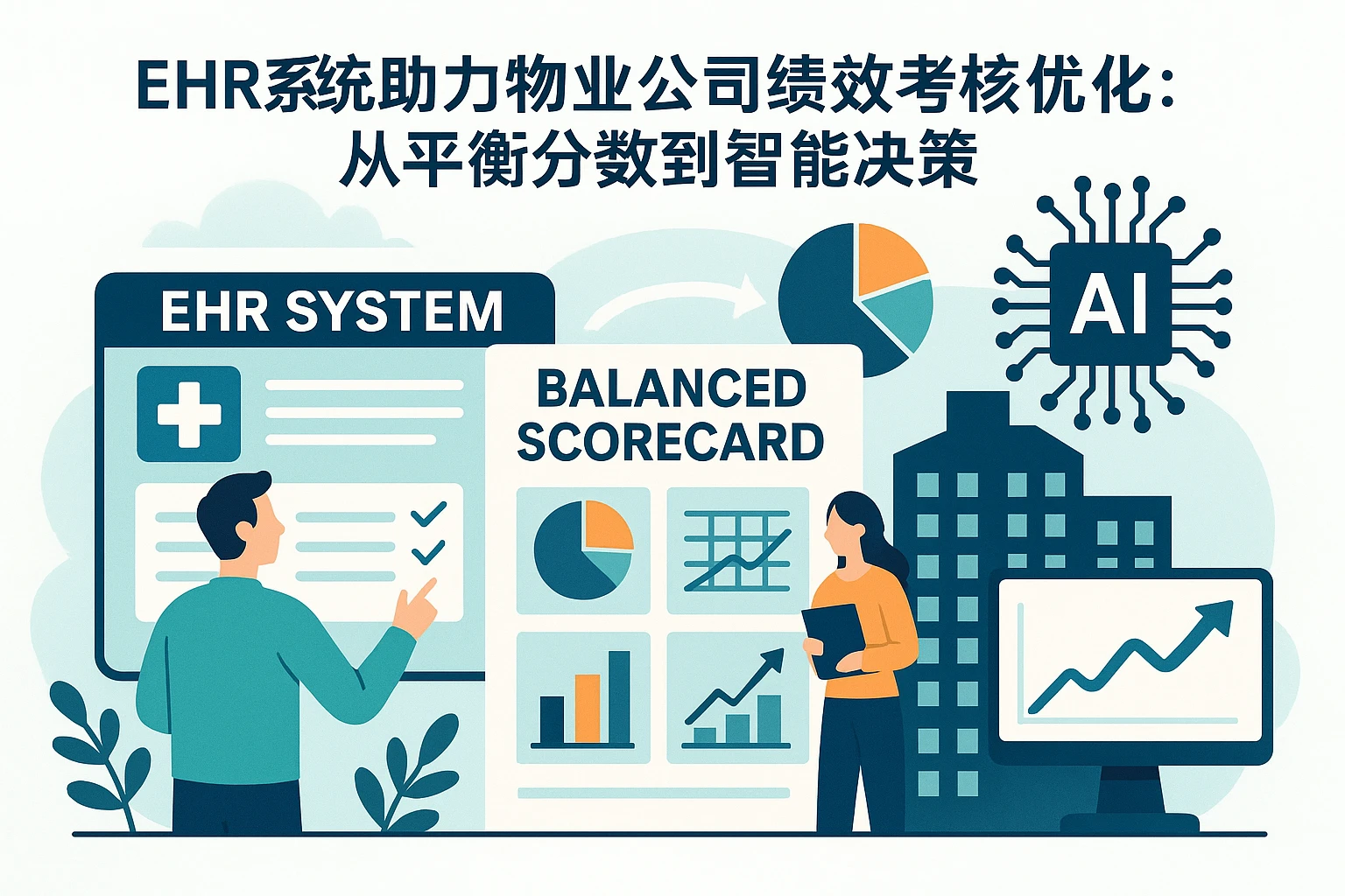 EHR系统助力物业公司绩效考核优化：从平衡分数到智能决策