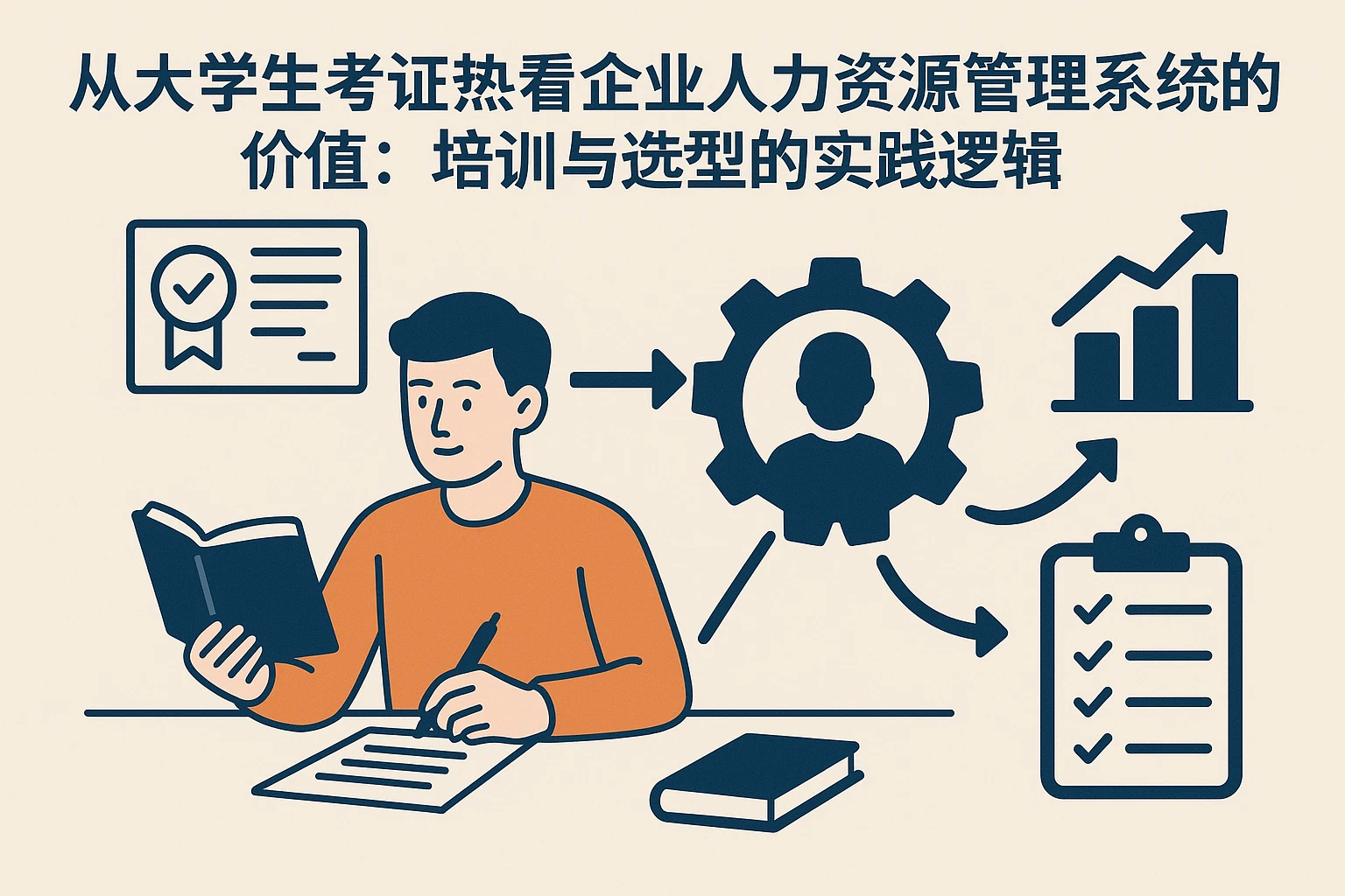 从大学生考证热看企业人力资源管理系统的价值：培训与选型的实践逻辑