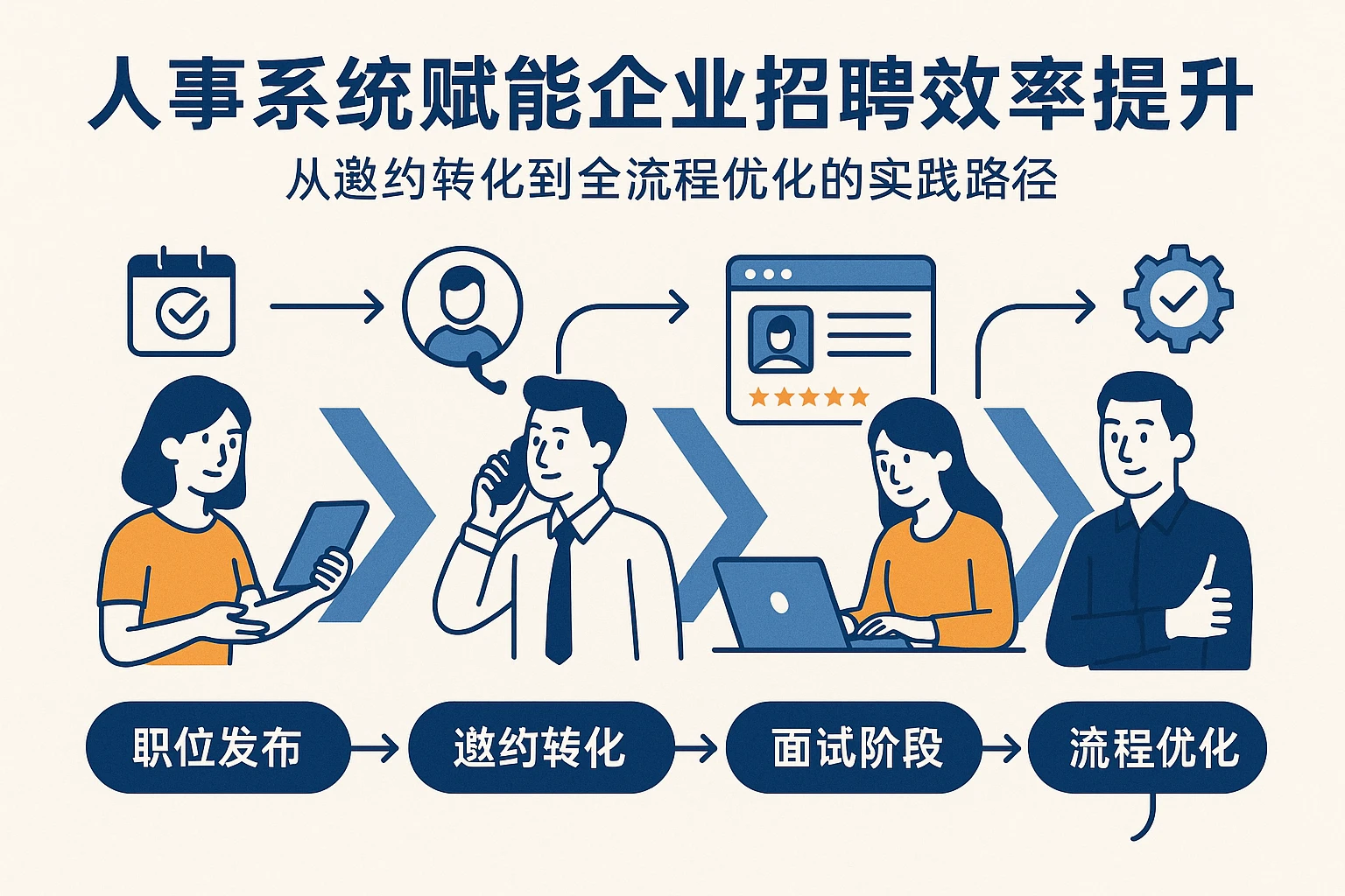 人事系统赋能企业招聘效率提升：从邀约转化到全流程优化的实践路径