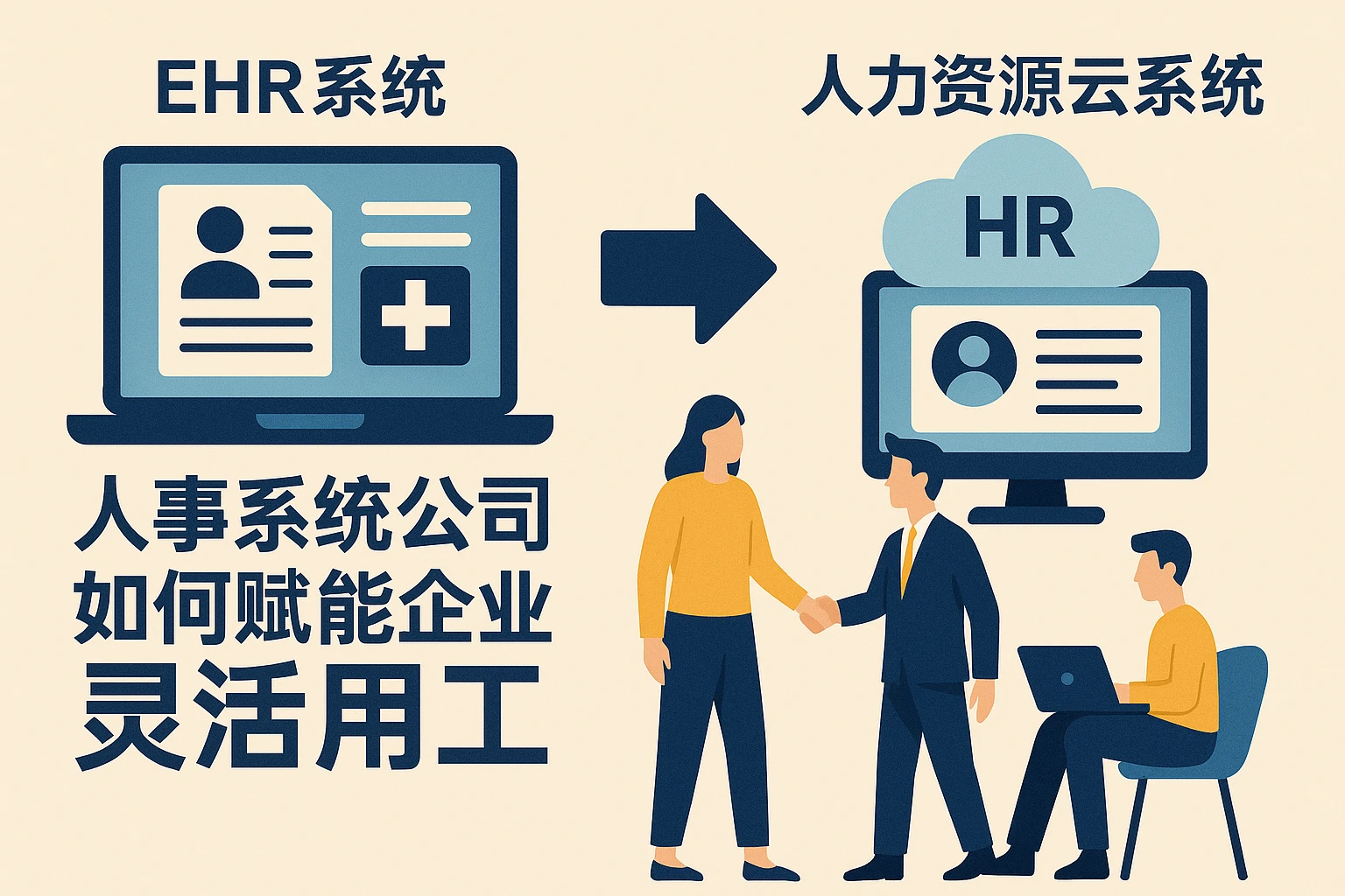 EHR系统与人力资源云系统：人事系统公司如何赋能企业灵活用工