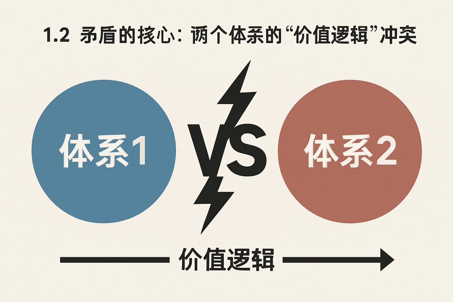 1.2 矛盾的核心：两个体系的“价值逻辑”冲突