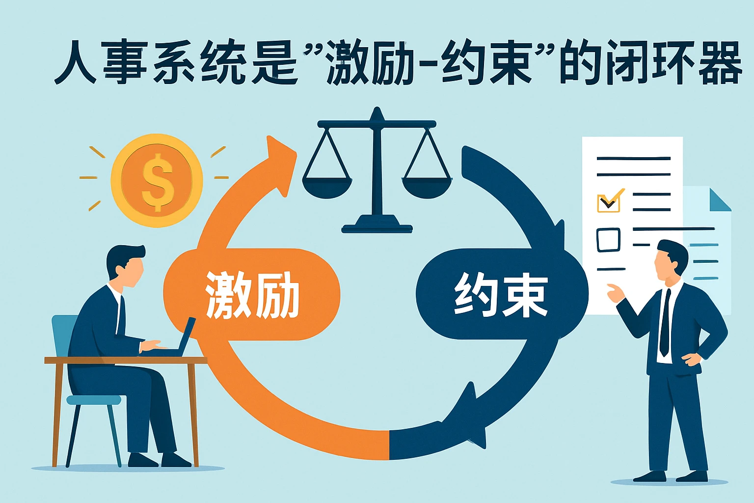 2. 人事系统是“激励-约束的闭环器”