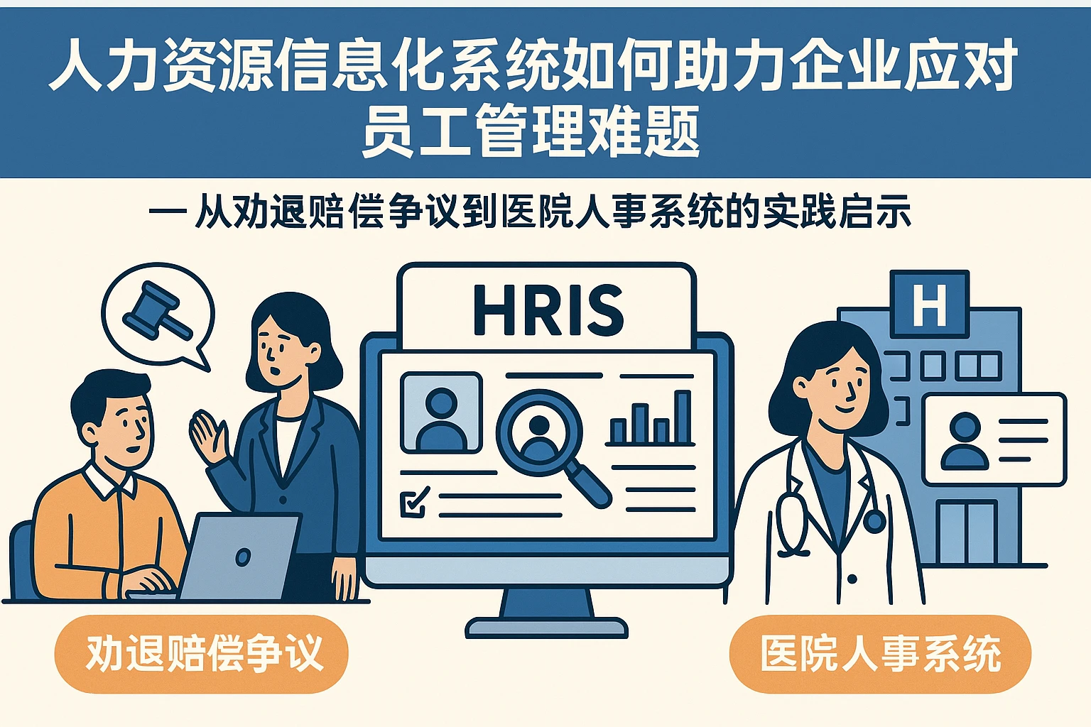 人力资源信息化系统如何助力企业应对员工管理难题——从劝退赔偿争议到医院人事系统的实践启示