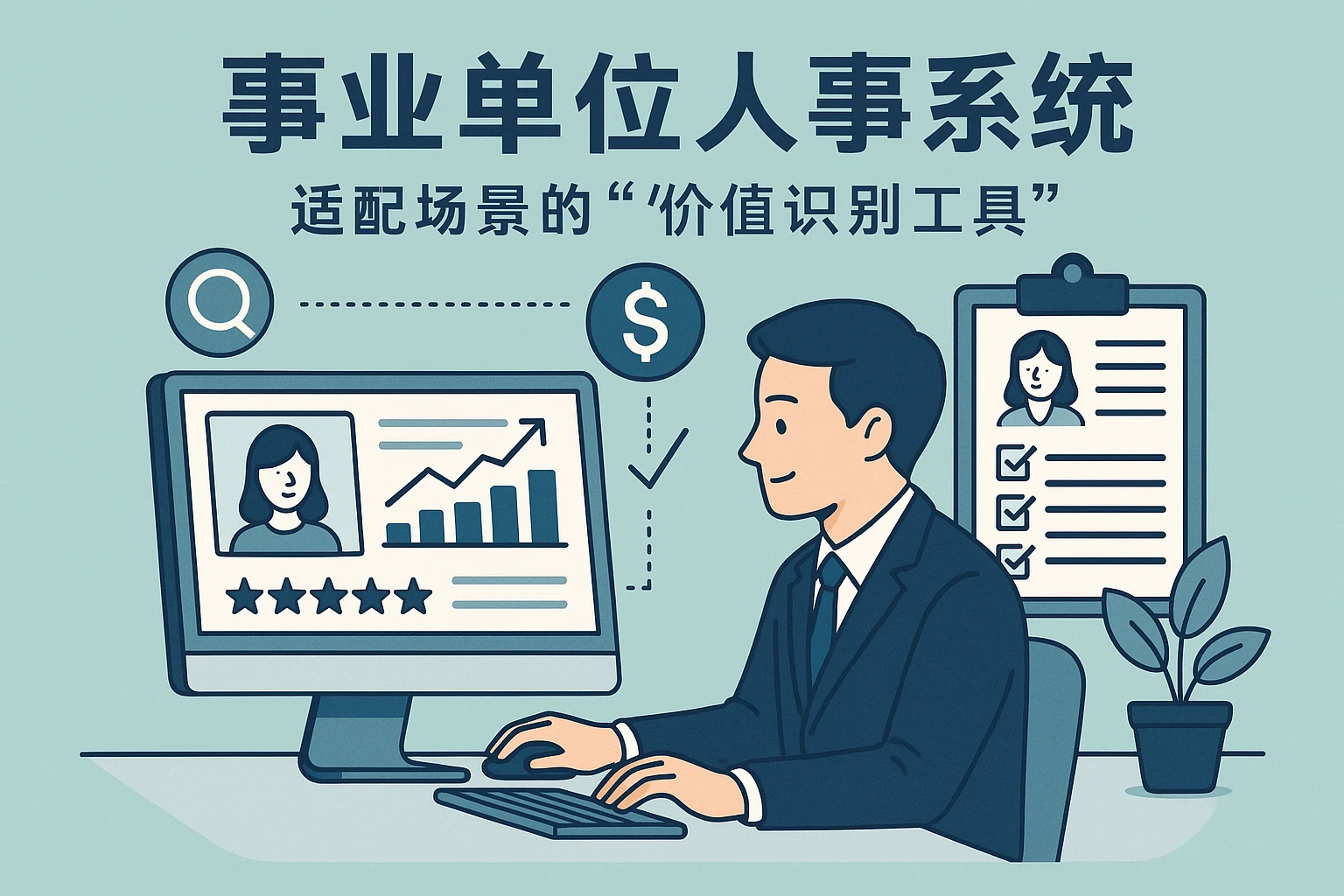 2. 事业单位人事系统：适配场景的“价值识别工具”