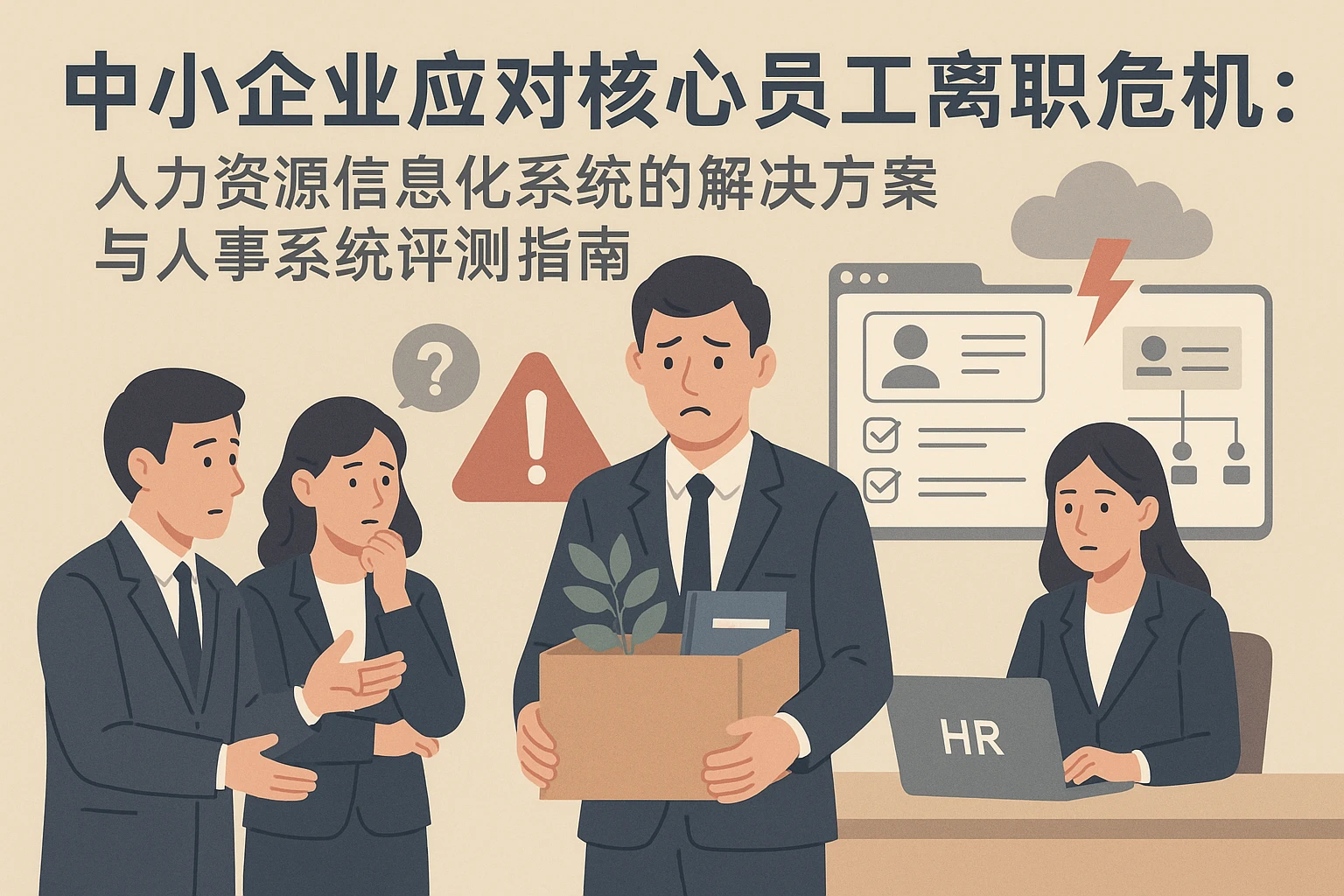 中小企业应对核心员工离职危机：人力资源信息化系统的解决方案与人事系统评测指南