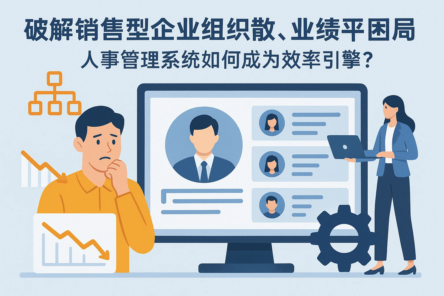 破解销售型企业组织散、业绩平困局：人事管理系统如何成为效率引擎？