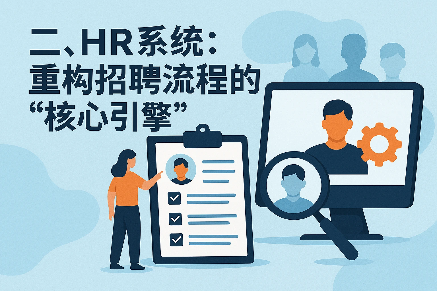 二、HR系统：重构招聘流程的“核心引擎”