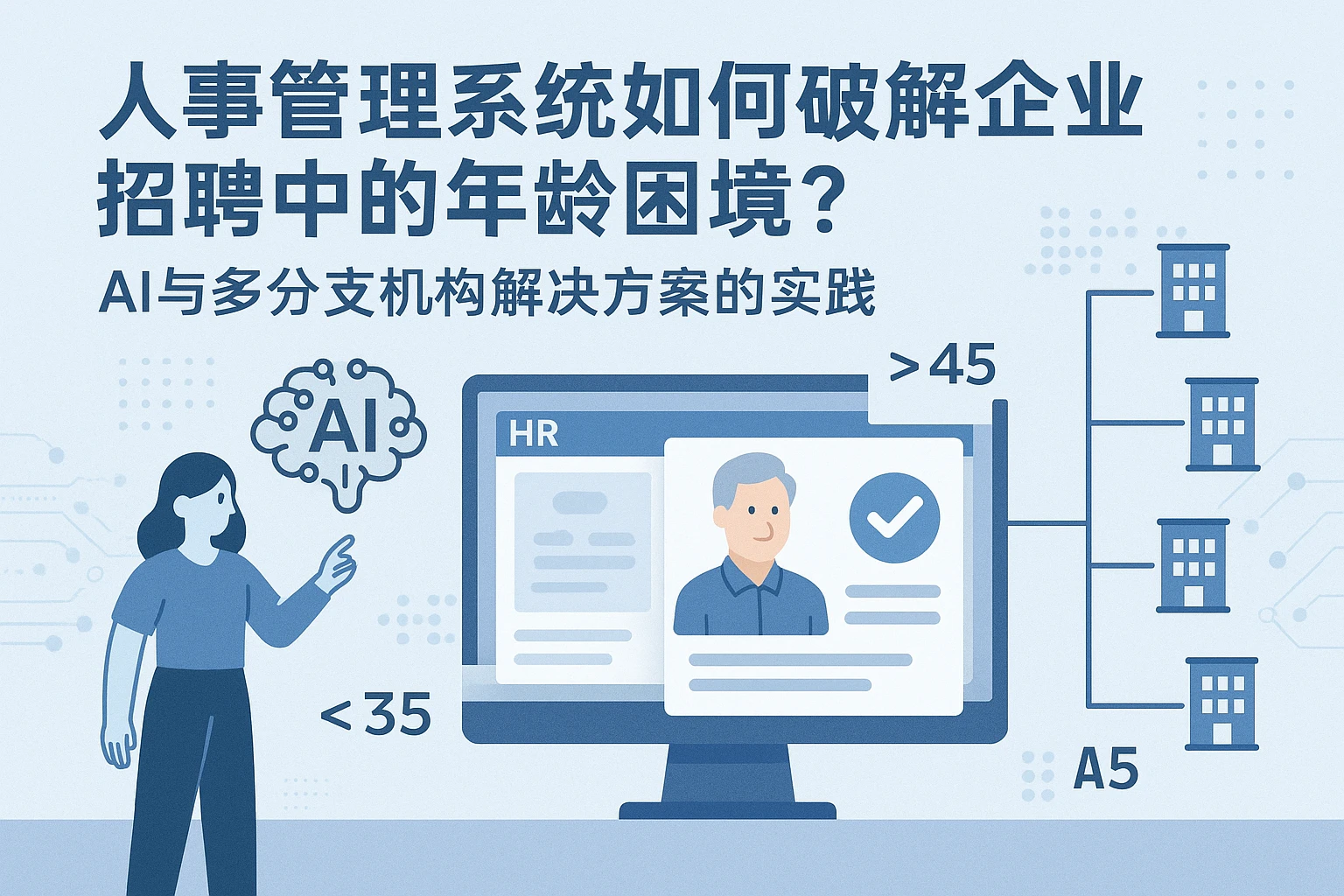 人事管理系统如何破解企业招聘中的年龄困境？AI与多分支机构解决方案的实践
