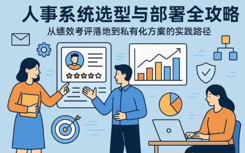 人事系统选型与部署全攻略：从绩效考评落地到私有化方案的实践路径