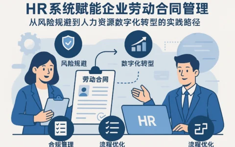 HR系统赋能企业劳动合同管理：从风险规避到人力资源数字化转型的实践路径
