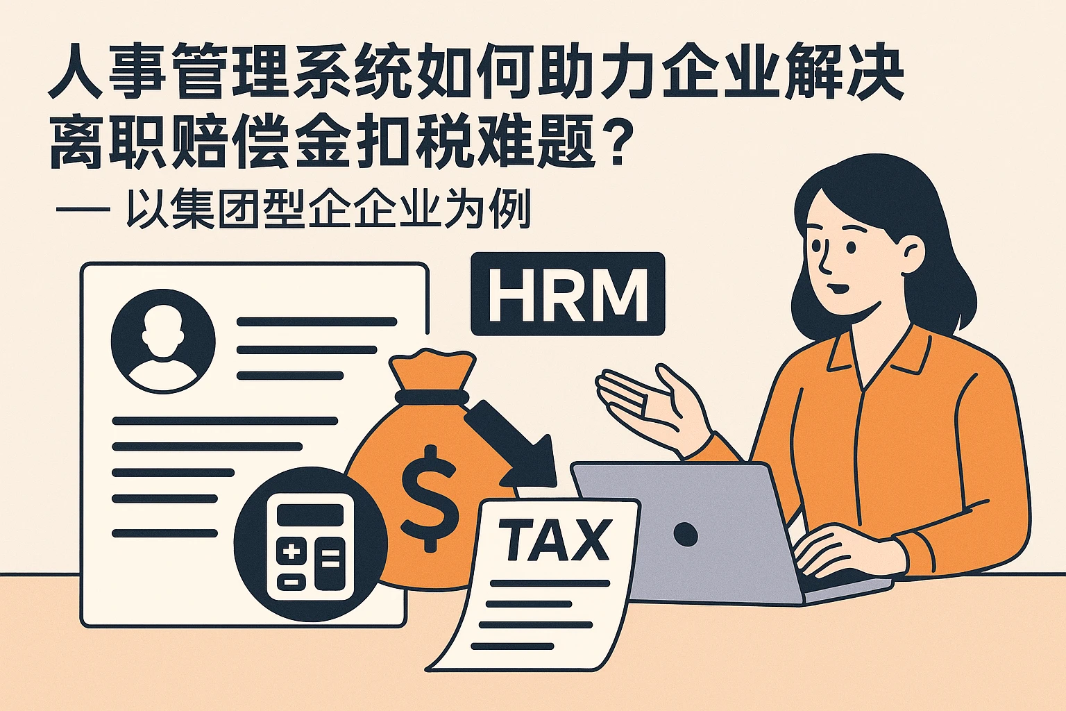 人事管理系统如何助力企业解决离职赔偿金扣税难题？——以集团型企业为例