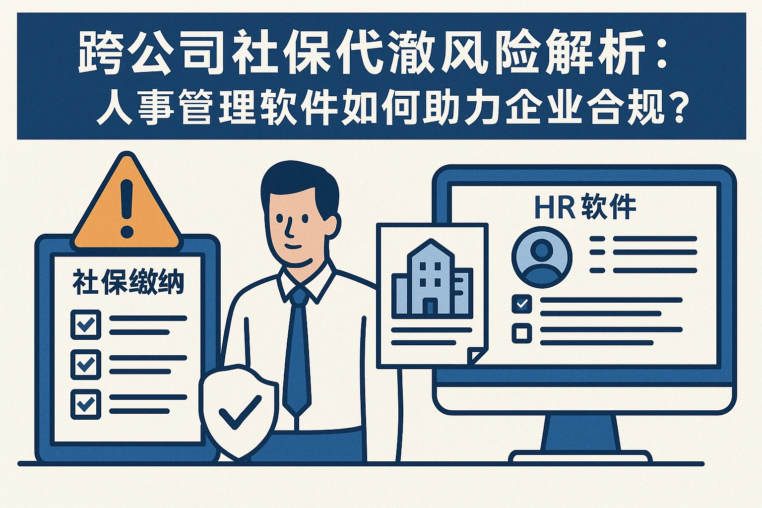 跨公司社保代缴风险解析：人事管理软件如何助力企业合规？